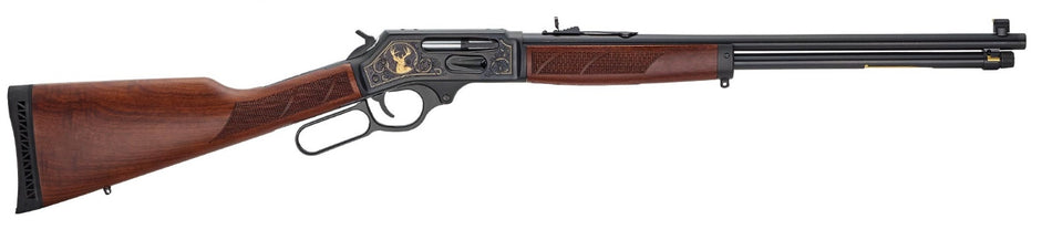 Henry H009GWL Side Gate Wildlife Edition Full-Size .30-30 Win 5+1 20-Inch Blued Barrel, Fancy Walnut Stock, Right-Hand