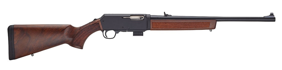 Henry H027N-H9G Homesteader 9mm Luger Carbine, 10+1 Capacity, 16.37" Blued Barrel, Black Hardcoat Anodized Receiver, Walnut Stock