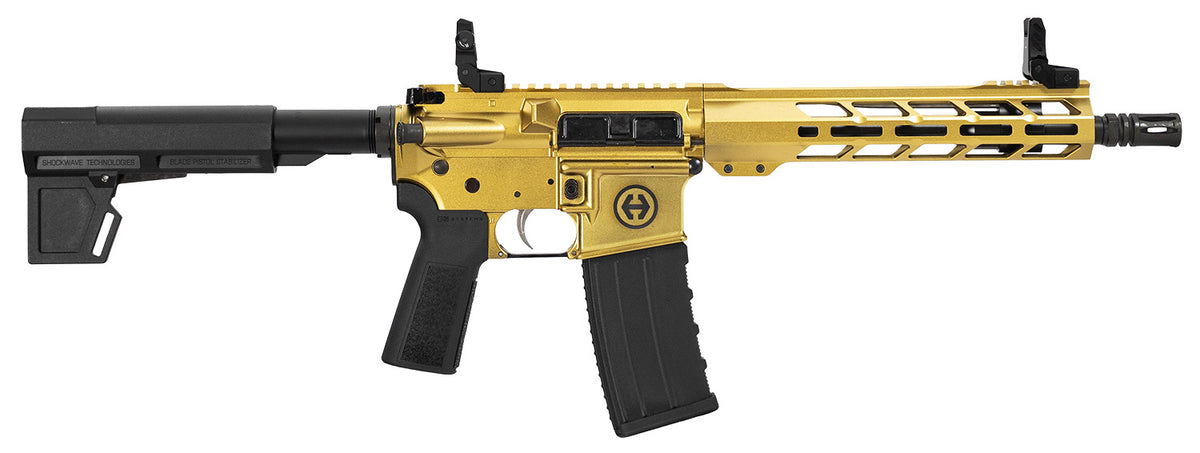 Hi-Point HP15P-556GOLD 5.56 NATO 10.5" Pistol - Gold Receiver