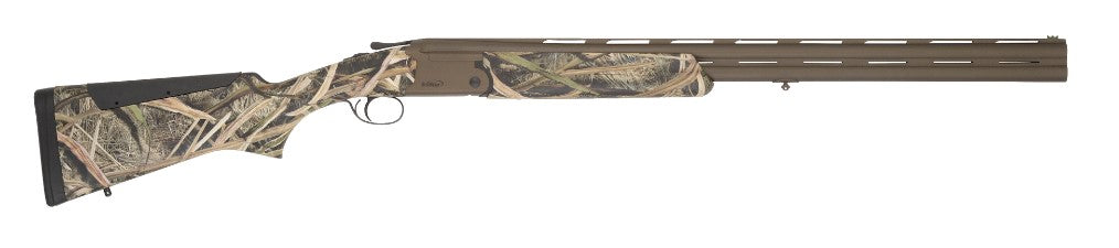 TriStar 35221 Hunter Mag II 12 Gauge 3.5" 2rd 28" Chrome-Lined, Midnight Bronze Barrel/Re, Mossy Oak Shadow Grass Blades Furniture, Fiber Optic Sight, 5 Ext. Chokes