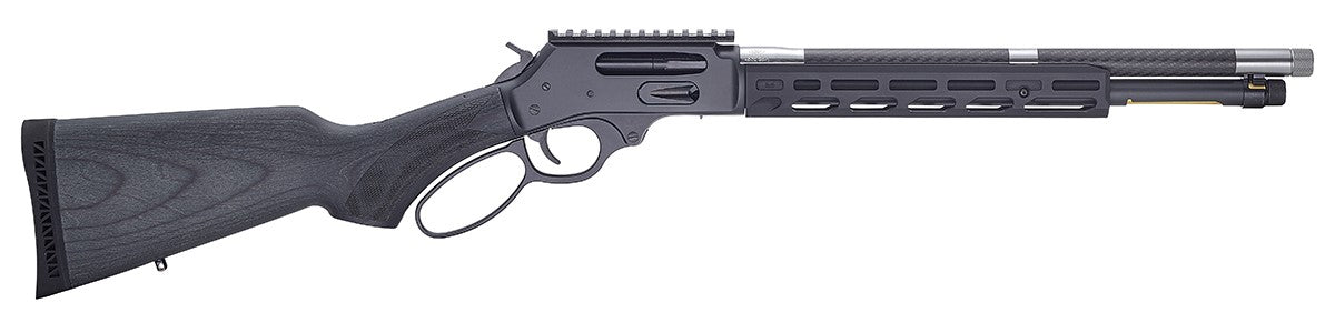 Henry H010H Speed Hush .45-70 Gov Lever-Action Rifle, 4+1 Capacity, 16.5" Threaded Barrel, Dark Gray Finish