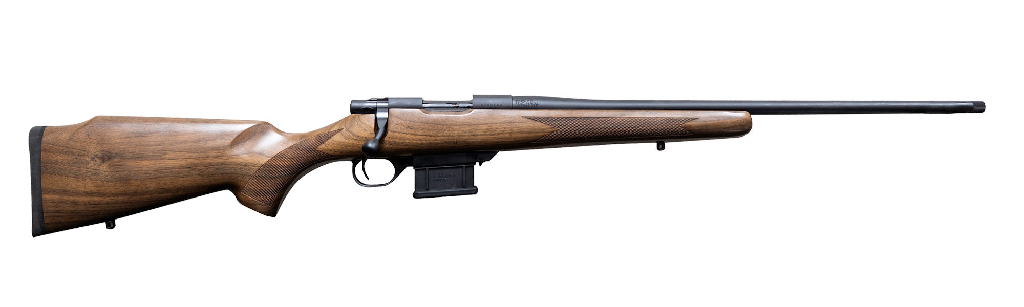 Howa M1500 Mini Hunter 6mm ARC 5+1 22" Black Threaded Barrel Walnut Stock Rifle