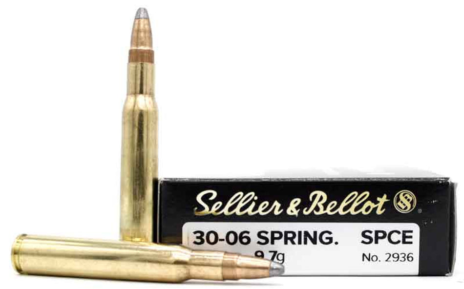 Sellier & Bellot (S&B) .30-06 Springfield SB3006C 754908512232 Soft Point Cut Through Edge 150 Grain