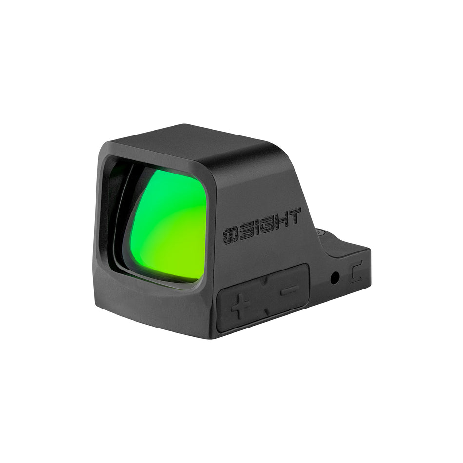 Osight C Open Green Dot Sight 3 MOA Dot and 32 MOA Circle Multi-Reticle Side-Loading Battery