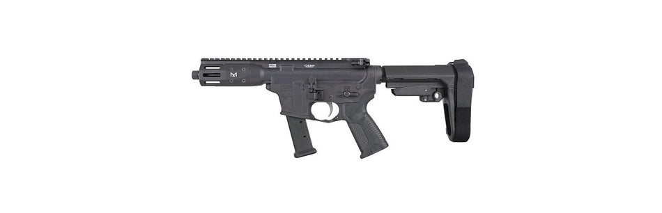 LWRCI IC-9 9mm 5.6" 27+1 Pistol with SBA3 Brace, Black