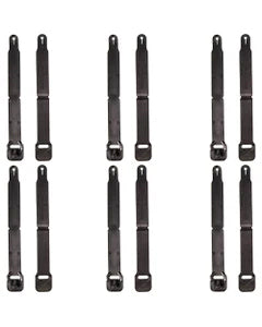 High Speed Gear Long MOLLE Clip Black 12-Pack
