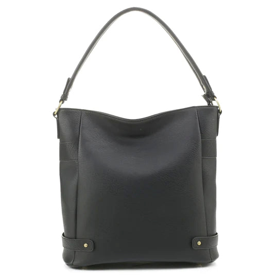 Jessie & James Selina Concealed Carry Hobo Handbag Black (13.25x13x5.4)