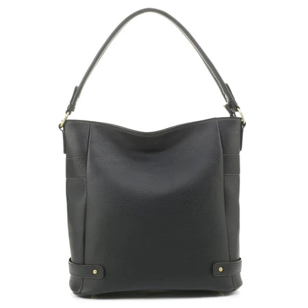Jessie & James Selina Concealed Carry Hobo Handbag Black (13.25x13x5.4)