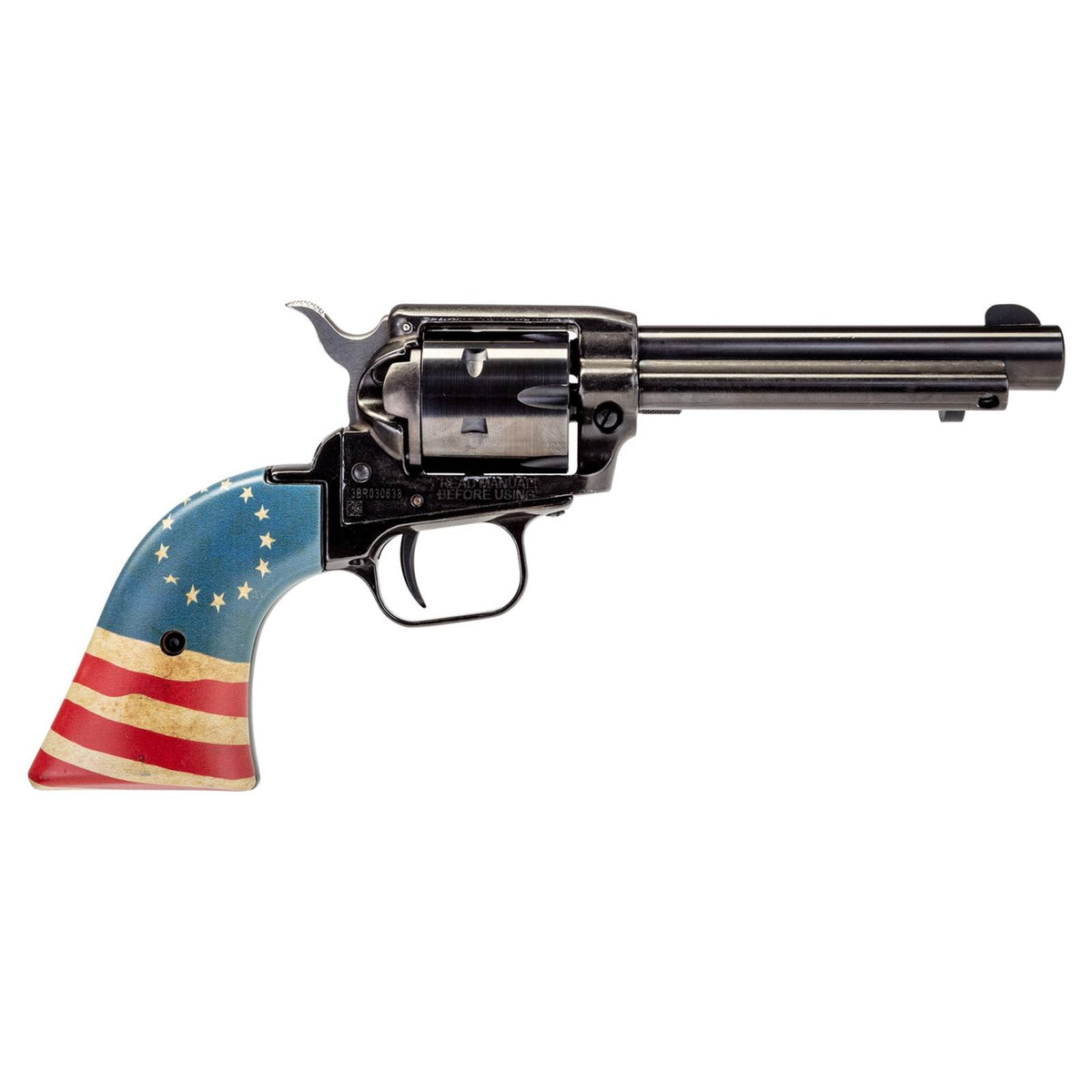Heritage Rough Rider Honor Series .22LR 4.75" Barrel Blue Betsy Ross Grips