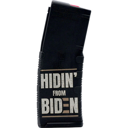 Black Rain 30rd Laser Etched Rifle Magazine Hiden From Biden