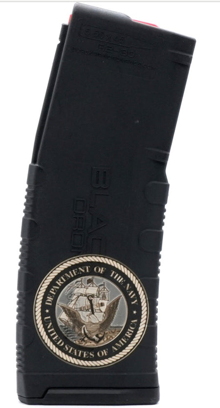 Black Rain 30rd Laser Etched Rifle Magazine US Navy SEAL