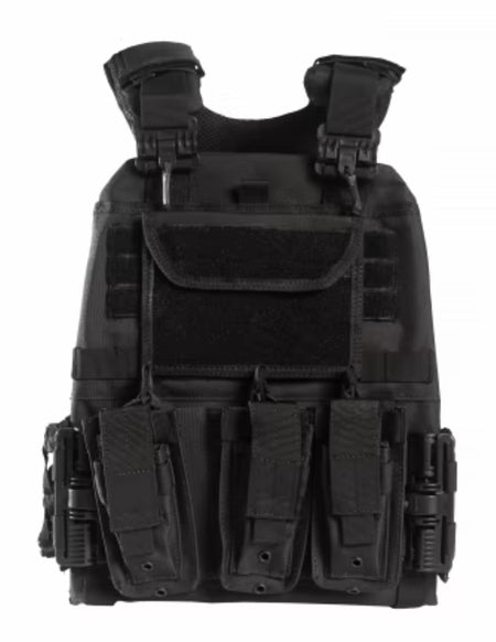 Guard Dog Dane Plate Carrier Black Adjustable Multi-Pouch