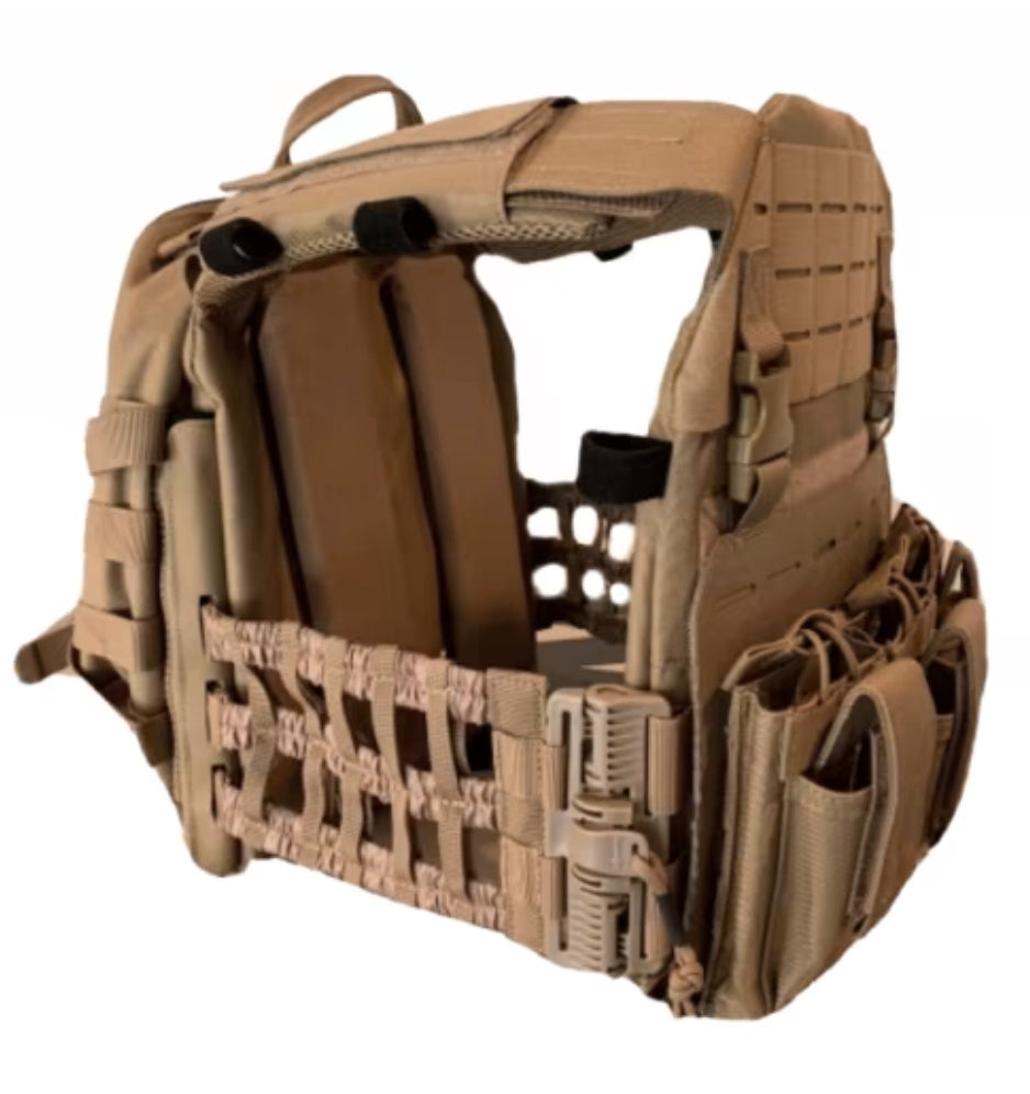 Guard Dog Cerberus Plate Carrier FDE Adjustable Multi-Pouch