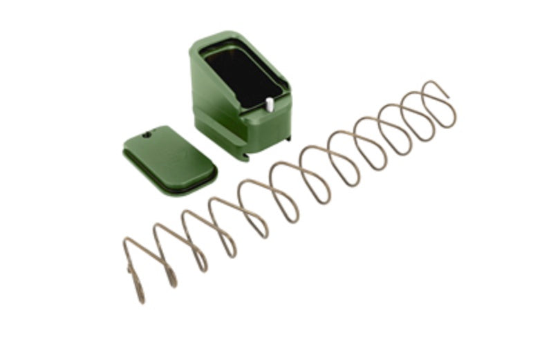 Shield Arms Mag Extension ODA Green +5/4 Rounds for CZ P10S Mags