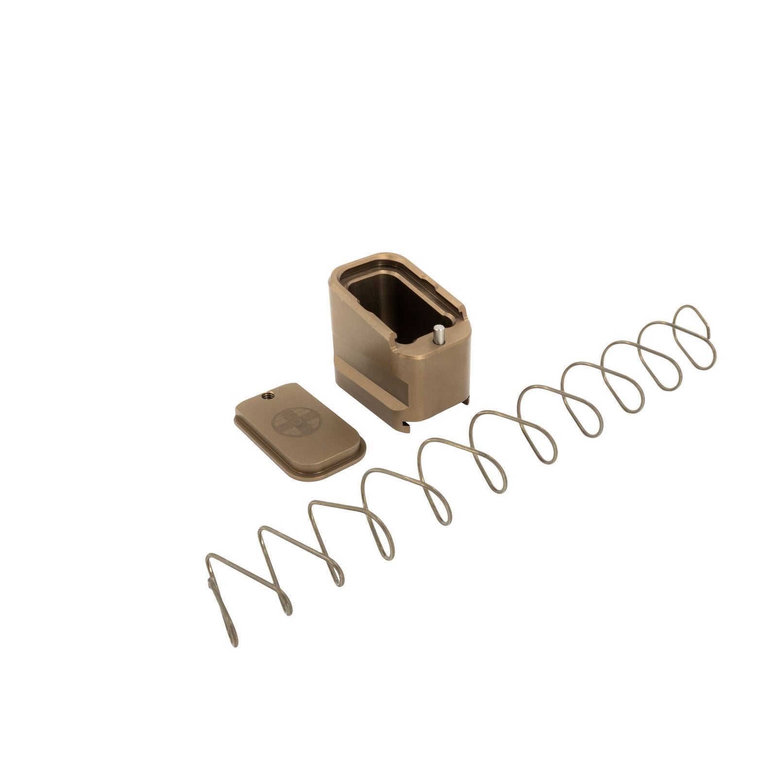 Shield Arms Mag Extension Mud Brown +5/4 Rounds for Glock 26/27 Mags