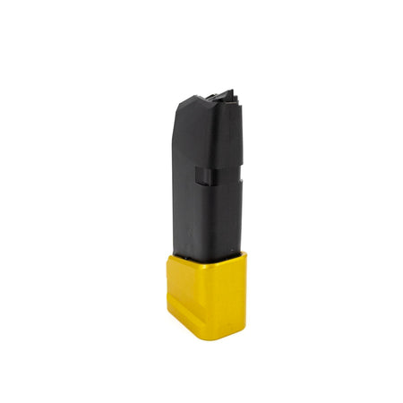 Shield Arms Mag Extension Gold +5/4 Rounds for Glock 26/27 Mags