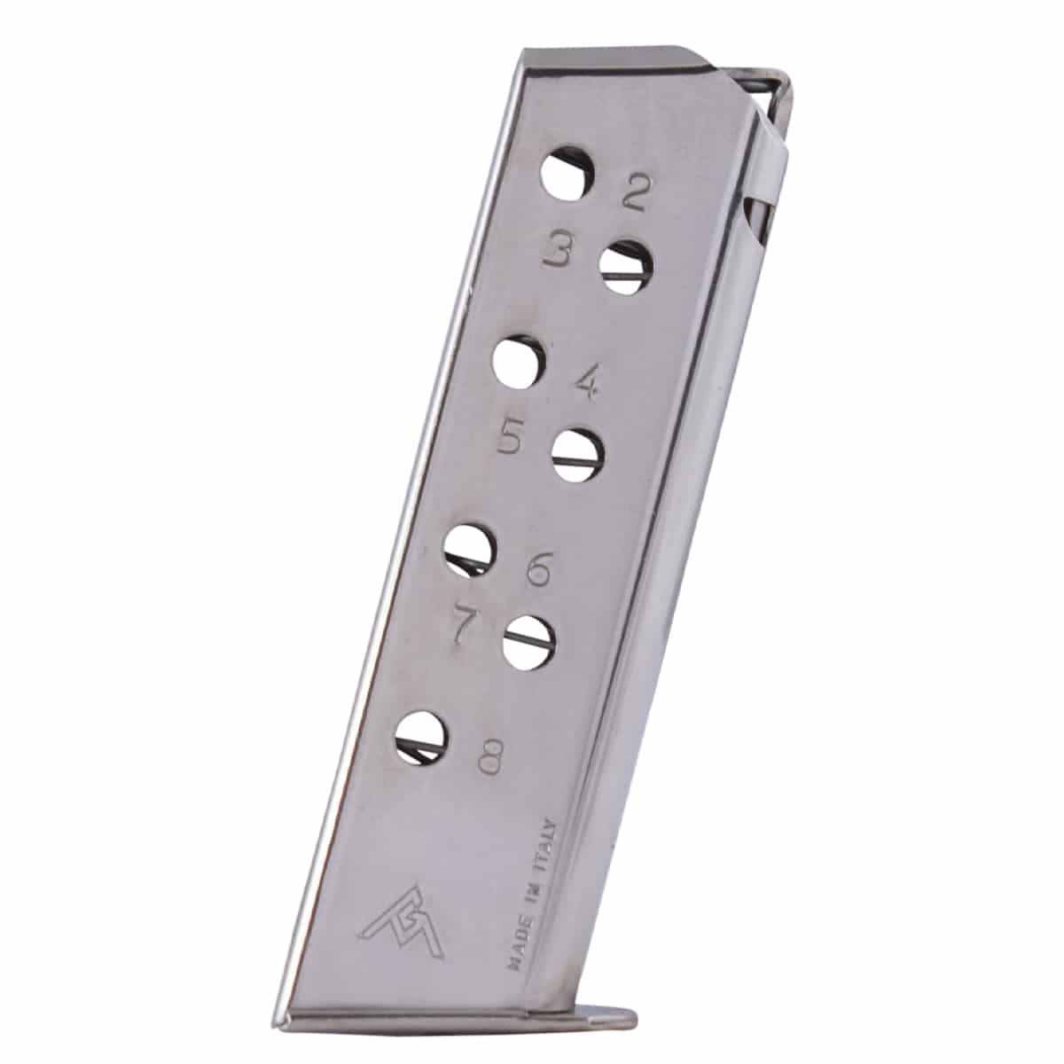 Mec-Gar PPK PP Magazine .32 ACP 8RD Nickel Finish