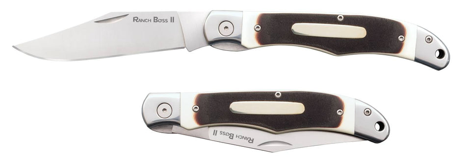 Cold Steel Ranch Boss II 4 In Clip Point Folding Knife 9.25 In Overall Length