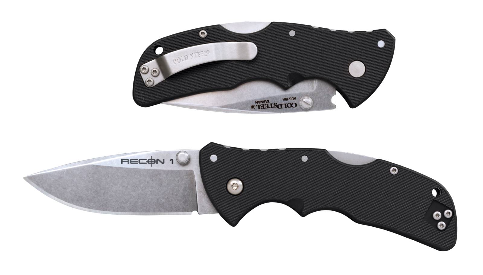 Cold Steel Mini Recon 1 3 In Spear Point Folding Knife 7 In Overall Length