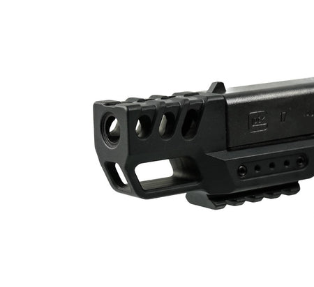 Armaspec Black FMC-G17 Frame-Mounted Compensator for Glock 17