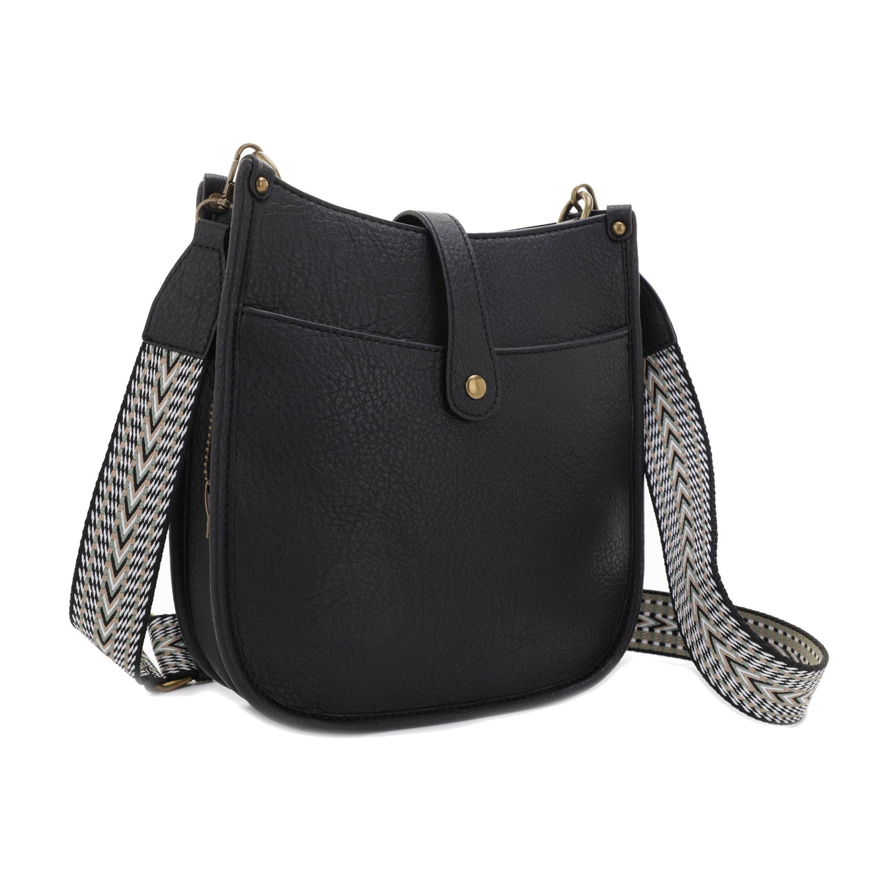 Jessie & James Chelsea CCW Lock & Key Hobo Bag Black (10x9.75x3)