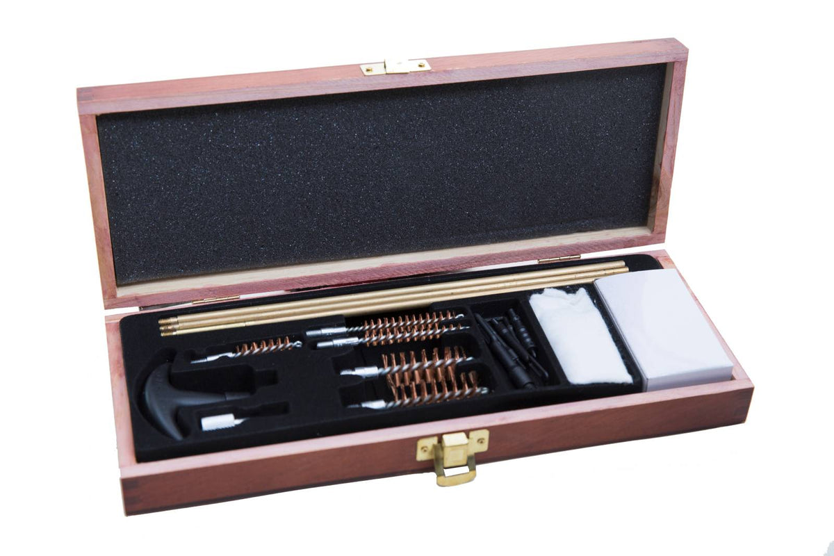 DAC Wood Presentation Box Universal Cleaning Kit 17 Pieces