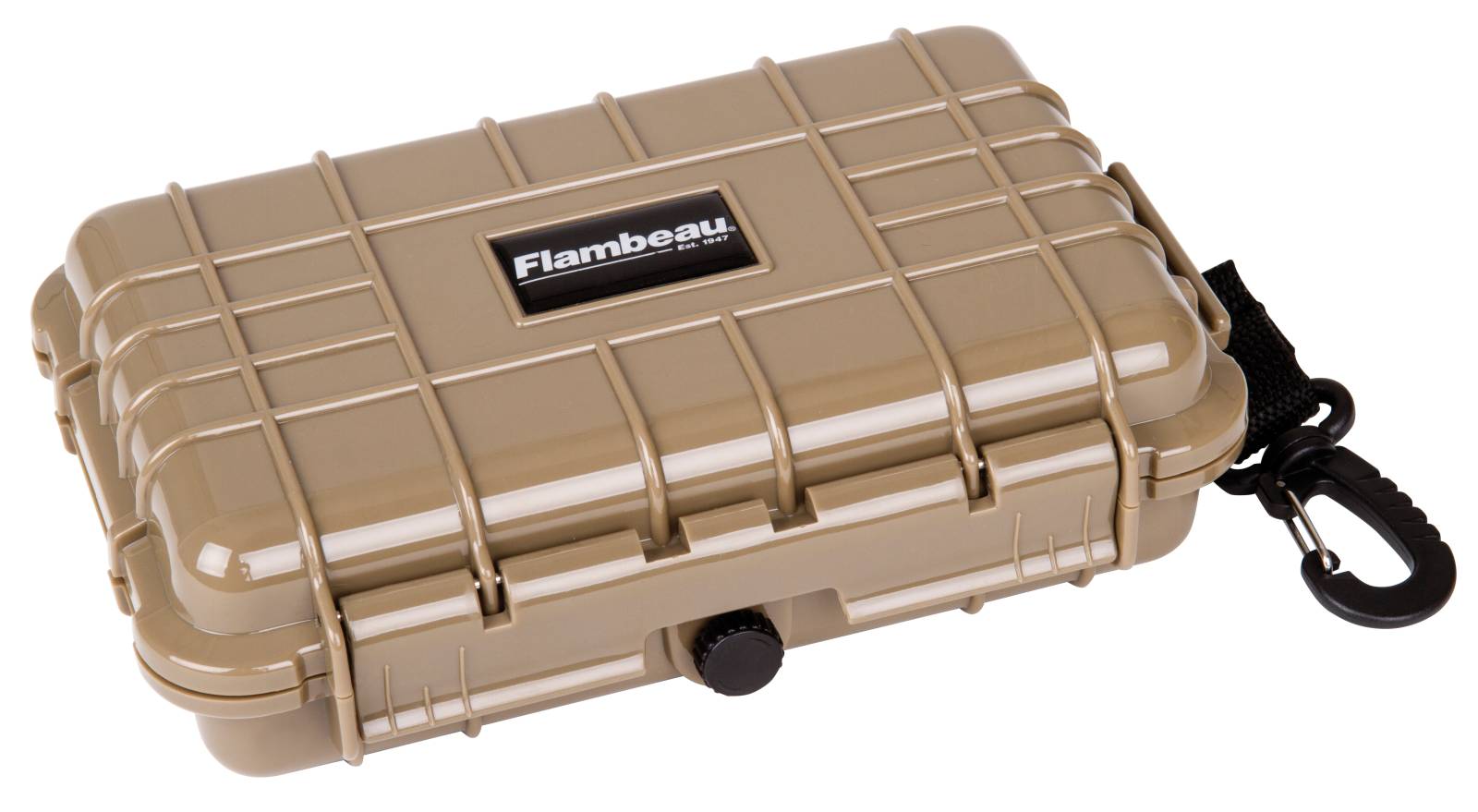 Flambeau HD Tuff Box Small Tan Waterproof Storage Case with Zerust