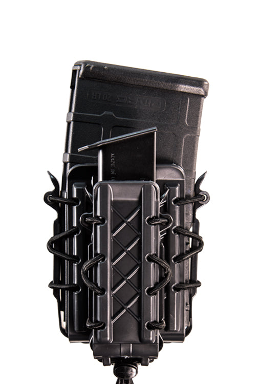 High Speed Gear Double Decker TACO U-Mount Dual Mag Pouch Black