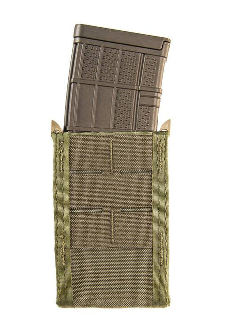 High Speed Gear Duty Rifle TACO OD Green Mag Pouch Concealed Bungee Retention