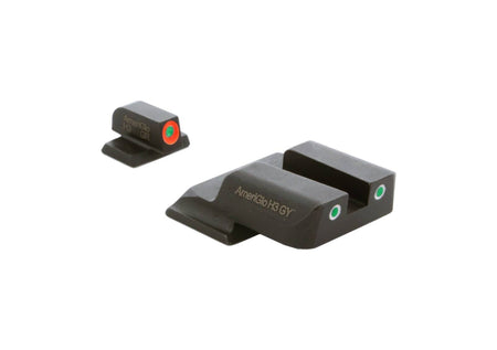 AmeriGlo S&W M&P ProGlo Orange Front Classic Green Rear Sight Set