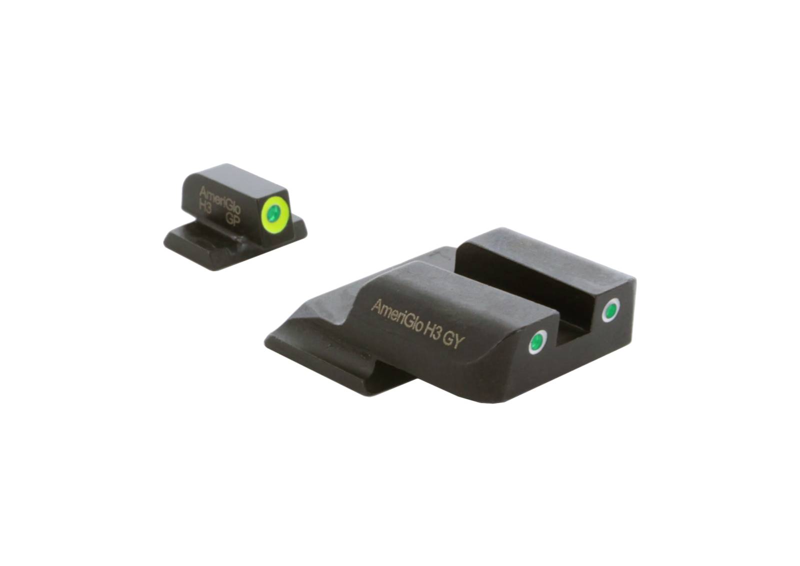 AmeriGlo S&W M&P ProGlo Lime Front Classic Green Rear Sight Set