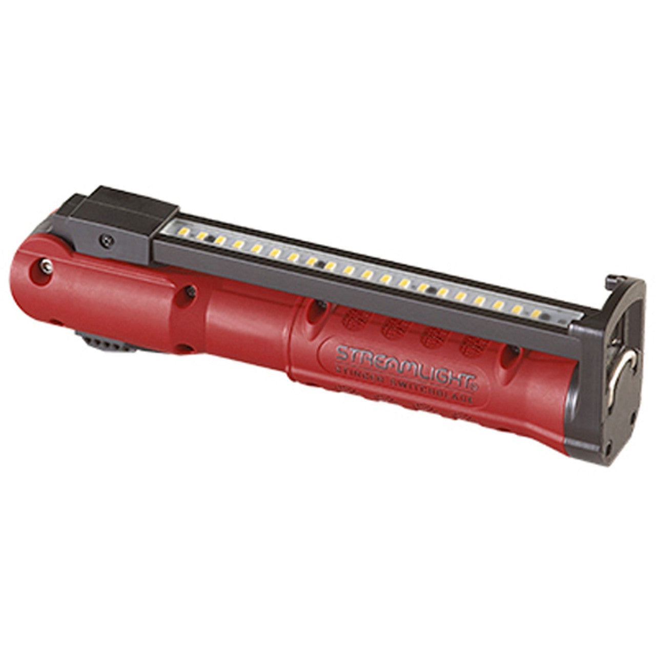 Streamlight Stinger Switchblade Flashlight with 90 CRI LEDs 120V AC Red
