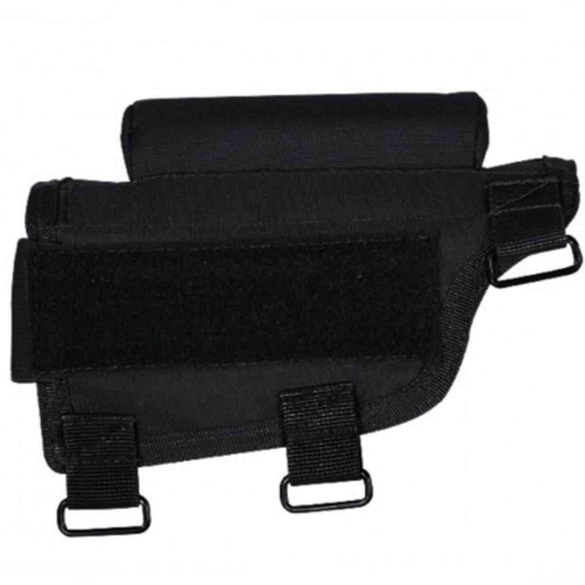 Voodoo Tactical Black Buttstock Cheek Piece with Ammo Carrier