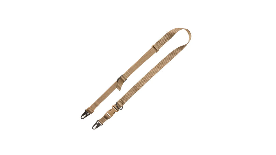 TAC Shield Warrior Sling 2PT Convertible to 1PT Coyote 1.25in
