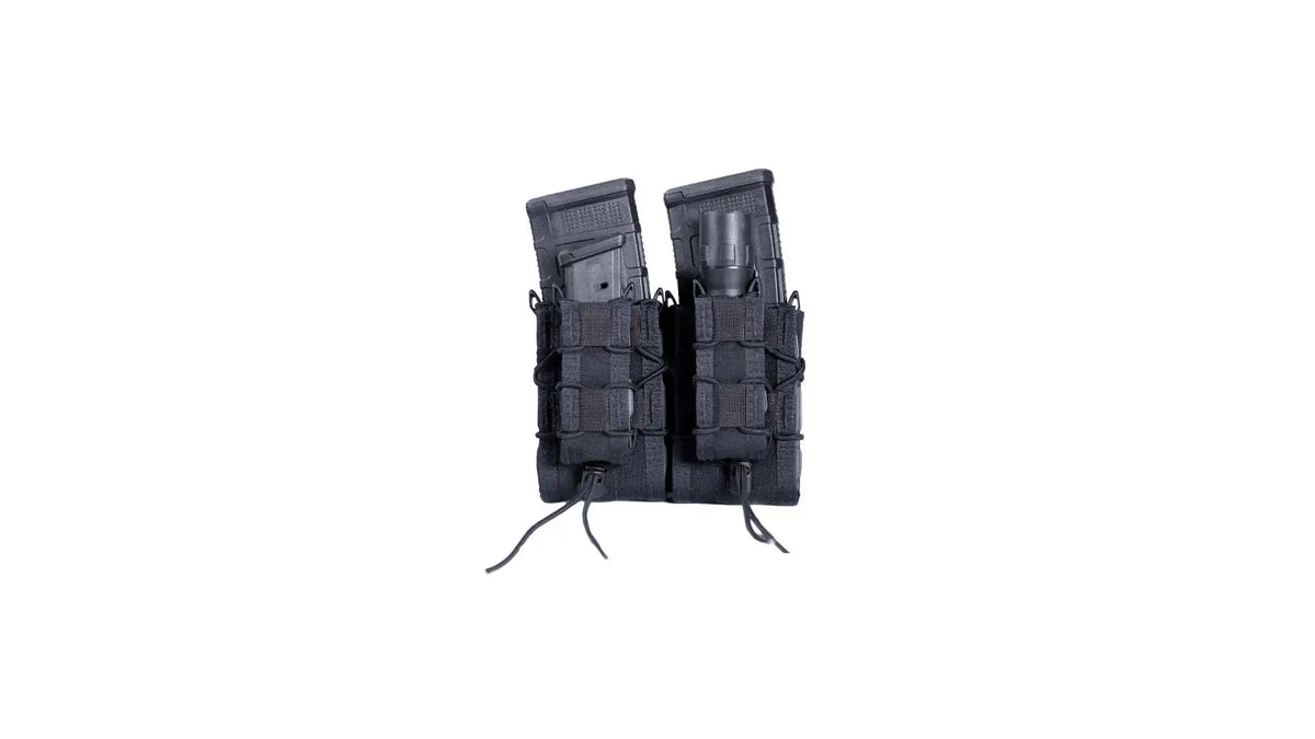 High Speed Gear Double Decker TACO MOLLE Mag Pouch Multicam Black Pistol Rifle