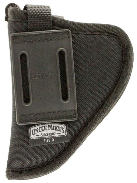 Uncle Mike's 81001 Sidekick Nylon Black Belt Holster 2-3 Inch Small Medium DA Revolver