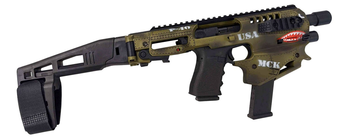 CAA MCK Glock 17/19/22/23/31/32/G45 P40 Green Long Stabilizer Kit