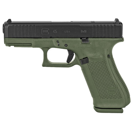 Glock G45 Gen 5 MOS HGA 9mm Pistol 4.0" BBL Black 17rd Capacity Front Serrations BFG Frame 3 Mags