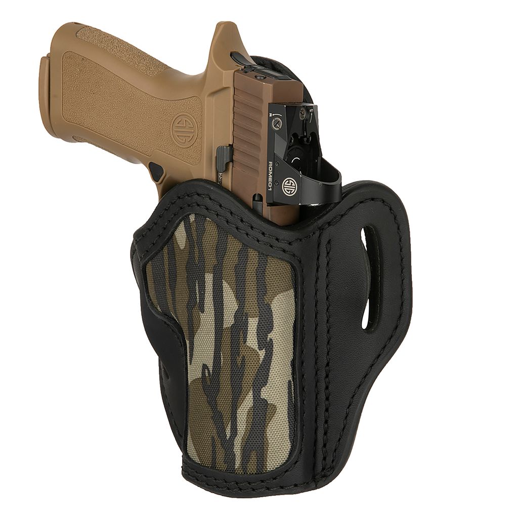1791 Gunleather Mossy Oak RH Black Belt Holster Size 2.4 for HK VP40 FN 5.7 SIG P320 Beretta 92