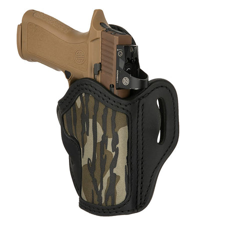 1791 Gunleather Mossy Oak RH Black Belt Holster Size 2.4 for HK VP40 FN 5.7 SIG P320 Beretta 92