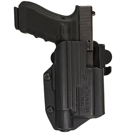 Comp-Tac International Outside Waistband Kydex Modular Mount Holster Glock 17 Gen 1-4 LH TLR1/2 Black