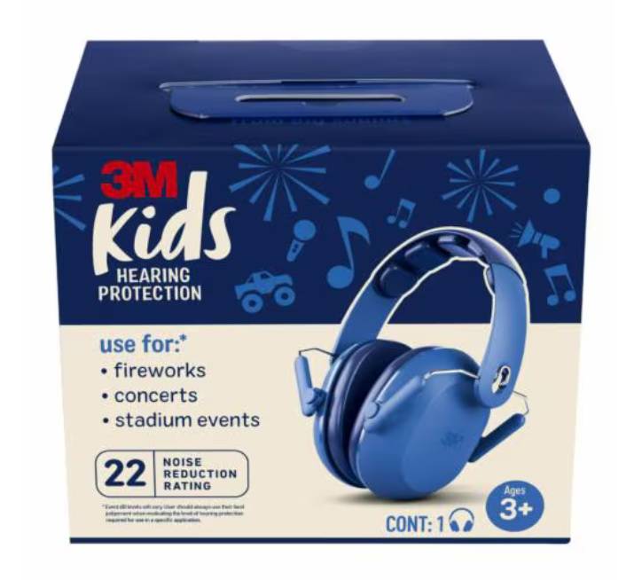 Peltor Kids Blue Hearing Protection Earmuffs
