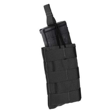 Tac Shield MOLLE Single Rifle Magazine Pouch Speed Load Black