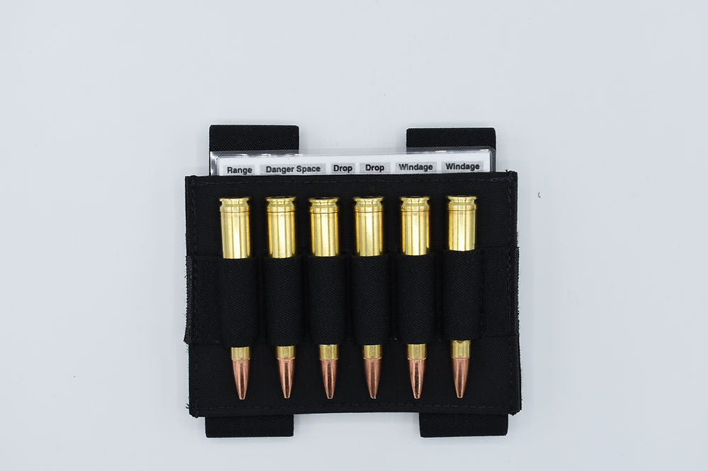 Tac Shield Rifle Stock Shotshell Holder Black Holds 8 Shells