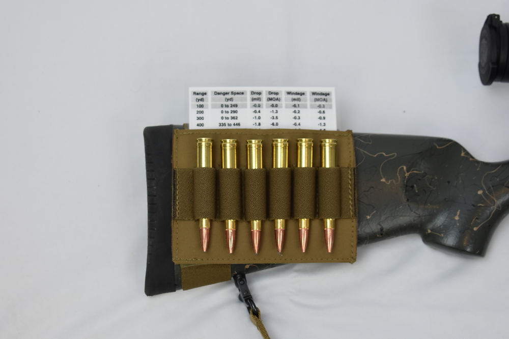 Tac Shield Rifle Butt Stock Shell Holder 8-Round Coyote