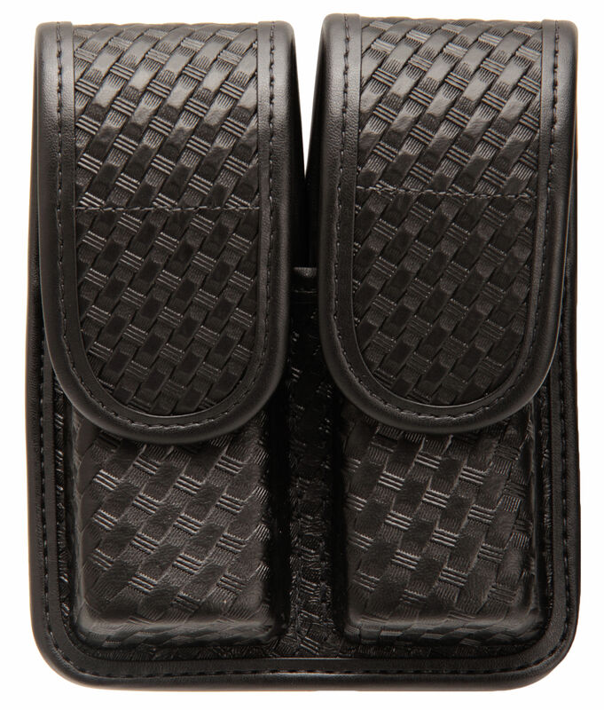 Blackhawk Glock 21 Double Magazine Pouch Basket Weave Black Finish