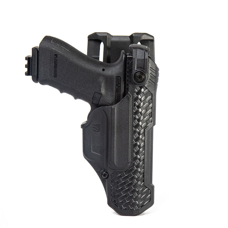 Blackhawk L3D T-Series Level 3 Duty Holster Glock 17/19/22/23/31/45 Left Hand BW Black