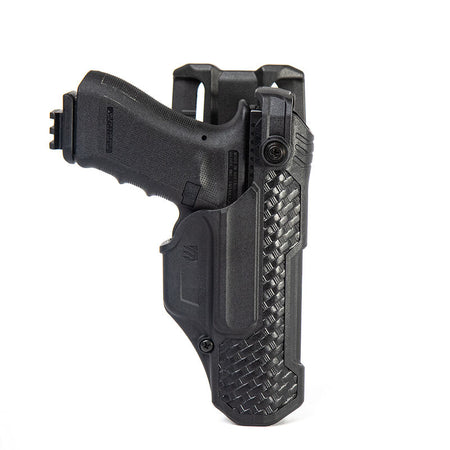 Blackhawk L3D T-Series Level 3 Duty Holster Glock 17/19/22/23/31/45 Left Hand BW Black