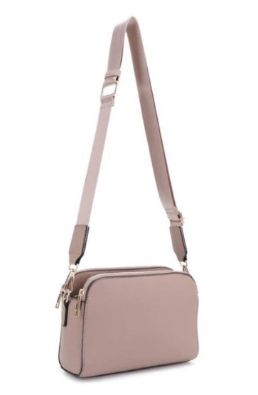 Jessie & James Suzie CCW Compact Crossbody Bag Taupe (8.5x3.25x6)