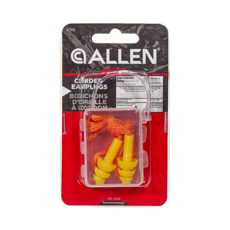 Allen DLX Corded Ear Plugs with Small Case